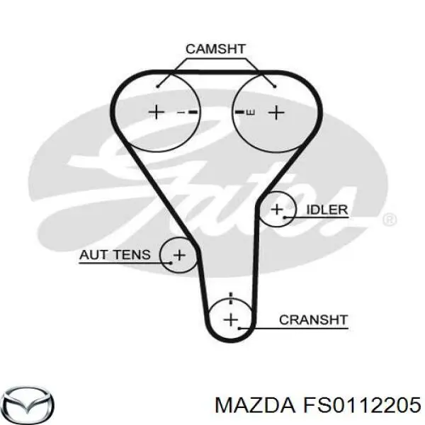 Зубчастий ремінь Mazda FS0112205 ціна, від 14.34 USD