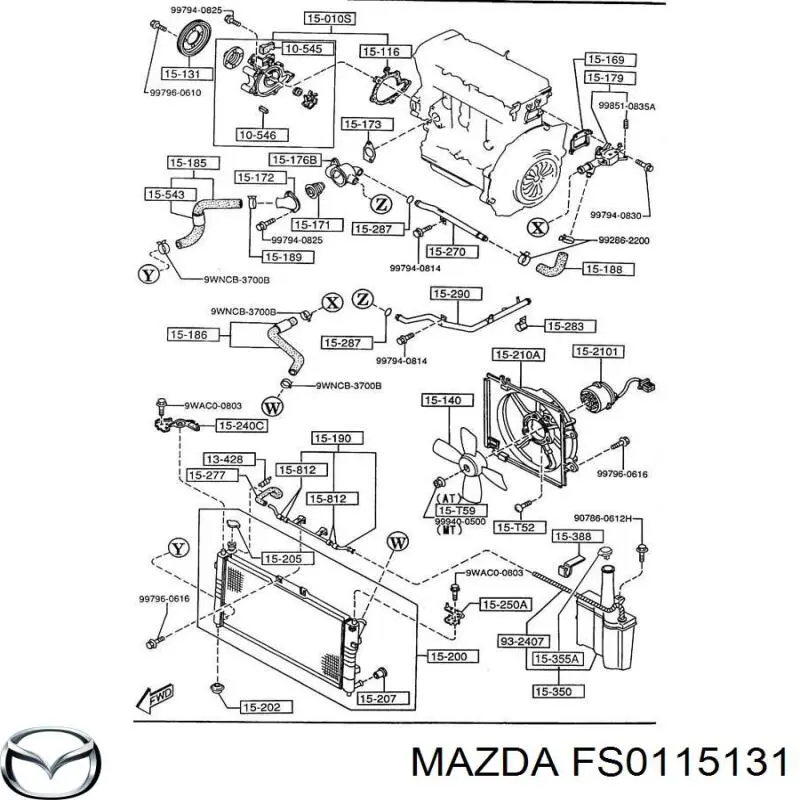  Mazda FS0115131 ціна, від 11.30 USD