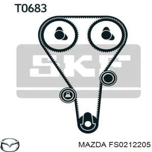 Зубчастий ремінь Mazda FS0212205 ціна, від 15.28 USD