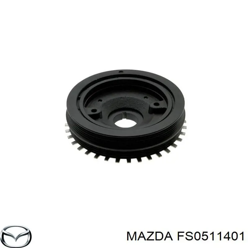 Шків колінвала (демпфер ) Mazda FS0511401 ціна, від 46.72 USD