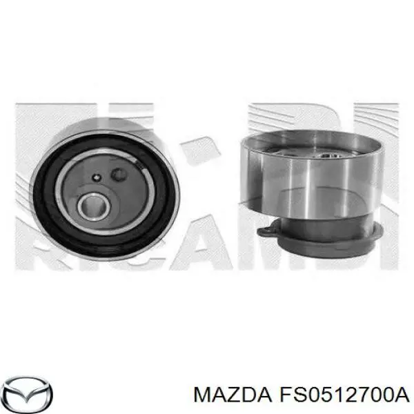Ролик натяжителя ременя газорозподілу Mazda FS0512700A ціна, від 38.66 USD
