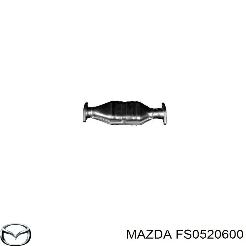Конвертор-каталізатор (каталітичний нейтралізатор) Mazda FS0520600 ціна, від 1400.59 USD