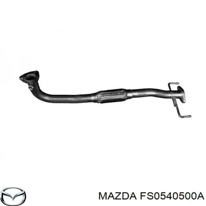 FS0540500A Mazda Штани глушника передні
