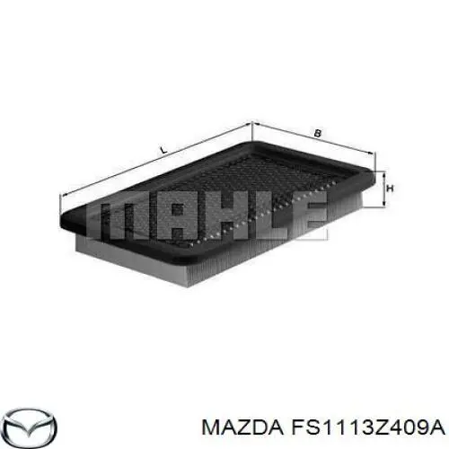 Елемент повітряного фільтра Mazda FS1113Z409A ціна, від 4.95 USD