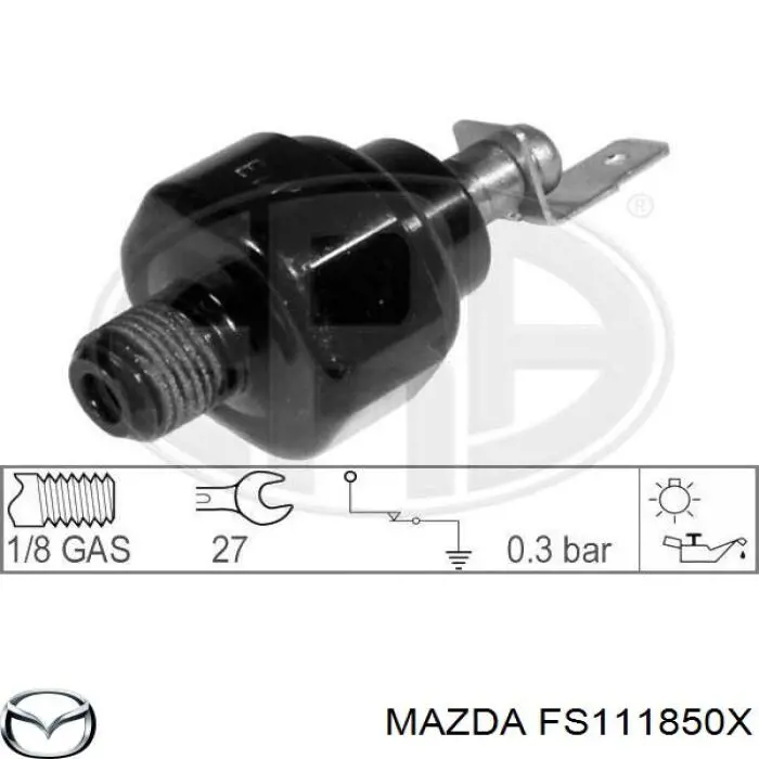 Датчик тиску масла K43002JC Japan Cars