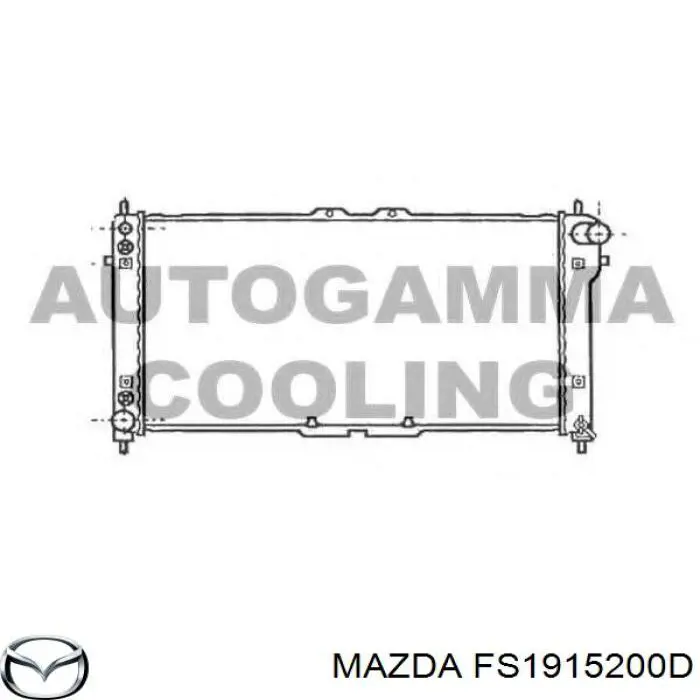 Купити FS1915200D Mazda Радіатор двигуна