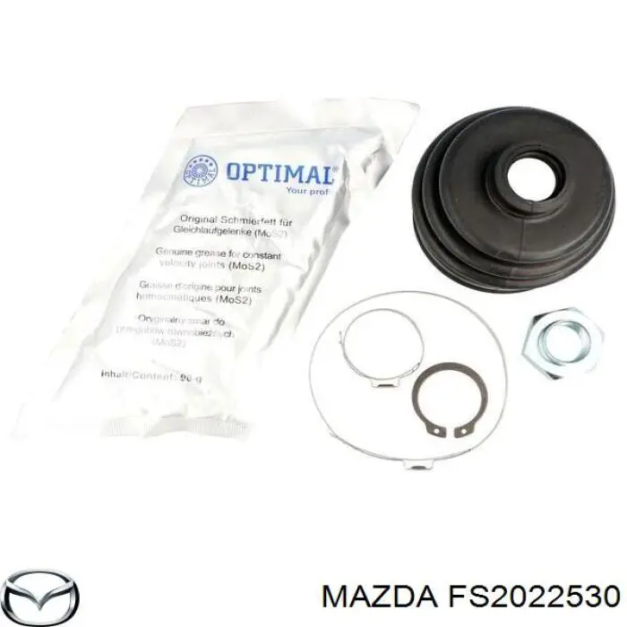 Пильник гранати внутрішній, передній півосі Mazda FS2022530 ціна, від 6.62 USD