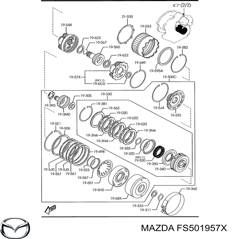  FS501957X Mazda