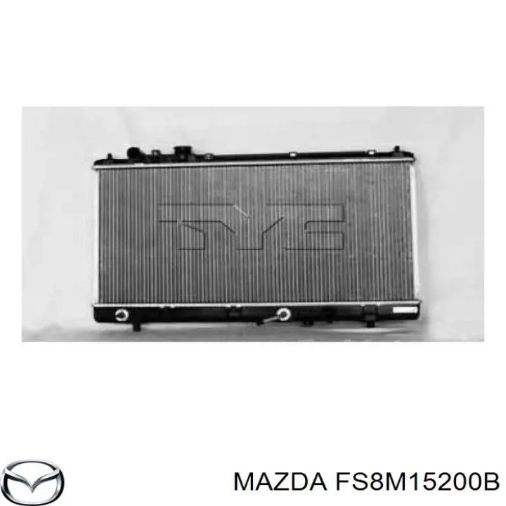 FS8M15200B Mazda Радіатор охолодження двигуна