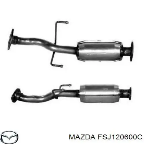 Купити FSJ120600C Mazda Перетворювач відпрацьованих газів