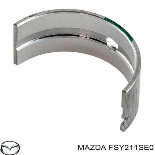 FSY211SE0 Mazda вкладиші колінвала, шатунні, комплект, стандарт (std)