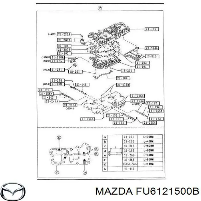 Купити FU6121500B Mazda Масло і фільтр в коробку автомат 