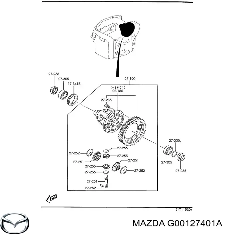  G00127401A Mazda