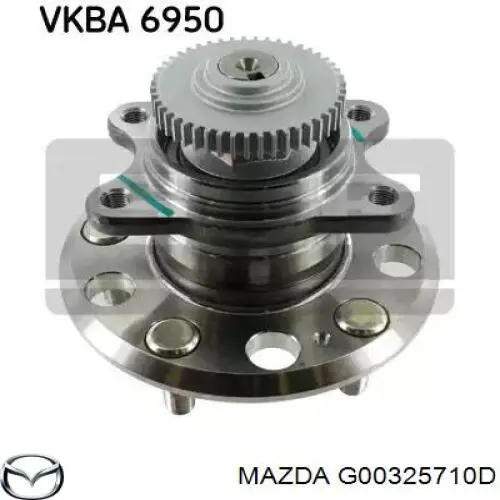 Вал приводу піввісь, проміжний Mazda G00325710D ціна, від 37.08 USD