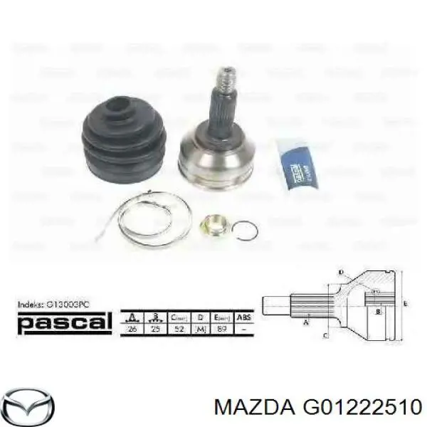 Купити Піввісь права Mazda 626 II GC