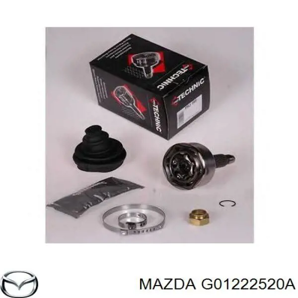 ШРУС внутрішній, передній, правий G01222520A Mazda