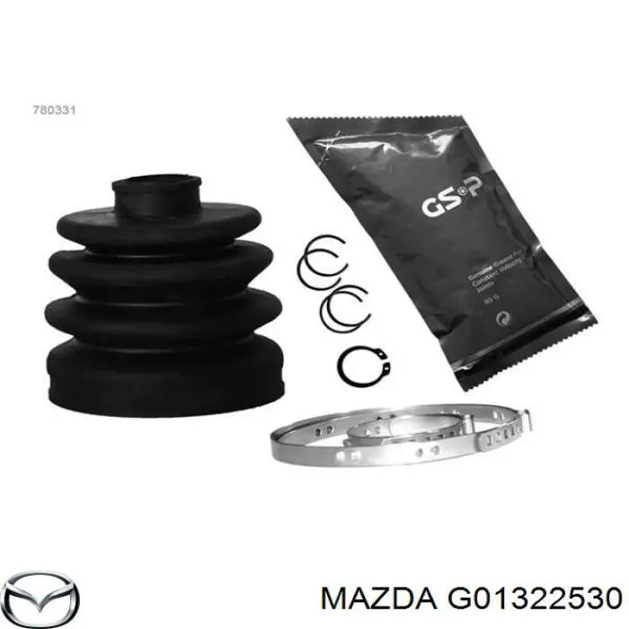Купити G01322530 Mazda Пильник шарніра приводу