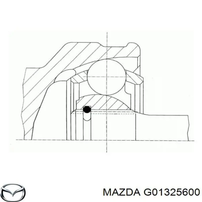 Привід передній лівий Mazda G01325600 ціна, від 64.61 USD