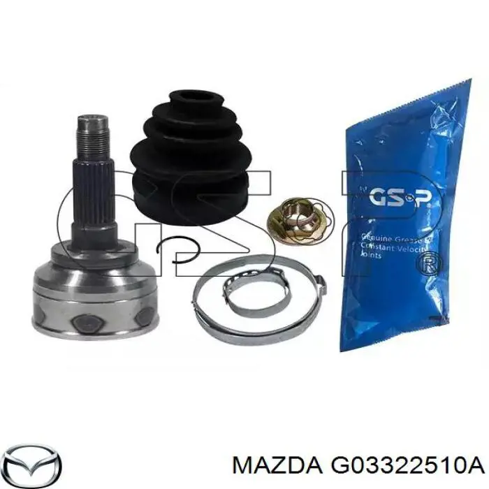 ШРУС зовнішній передній G03322510A Mazda