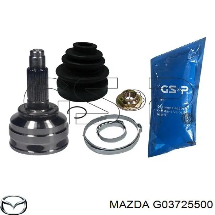 ШРУС зовнішній передній G03725500 Mazda