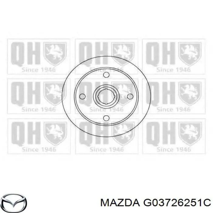G03726251C Mazda Дискові гальма