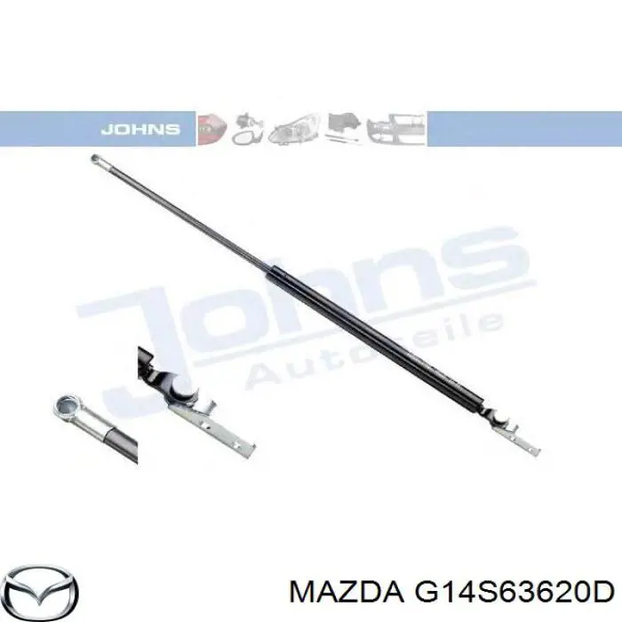 Купити G14S63620D Mazda Амортизатор двері багажника