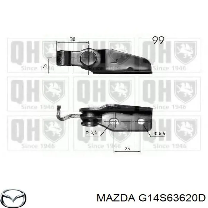 Амортизатор двері задньої Mazda G14S63620D ціна, від 6.33 USD