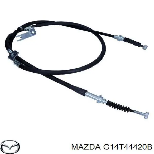 Купити G14T44420B Mazda Трос ручного гальма задній, лівий