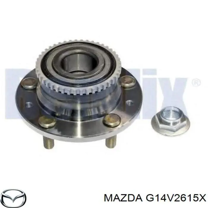 Купити G14V2615X Mazda Підшипник ступиці колеса