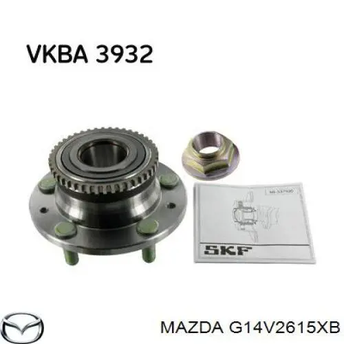 Маточини задніх коліс Mazda G14V2615XB ціна, від 22.80 USD