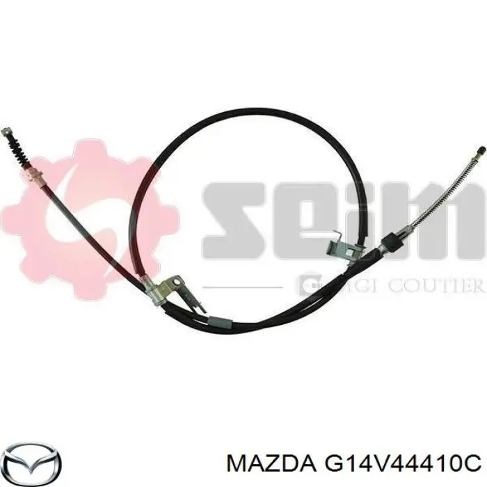 Трос ручного гальма задній, правий Japan Parts BC321R ціна, від 27.42 USD