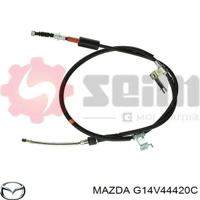 Трос стоянкового гальма задній лівий Mazda G14V44420C ціна, від 41.15 USD