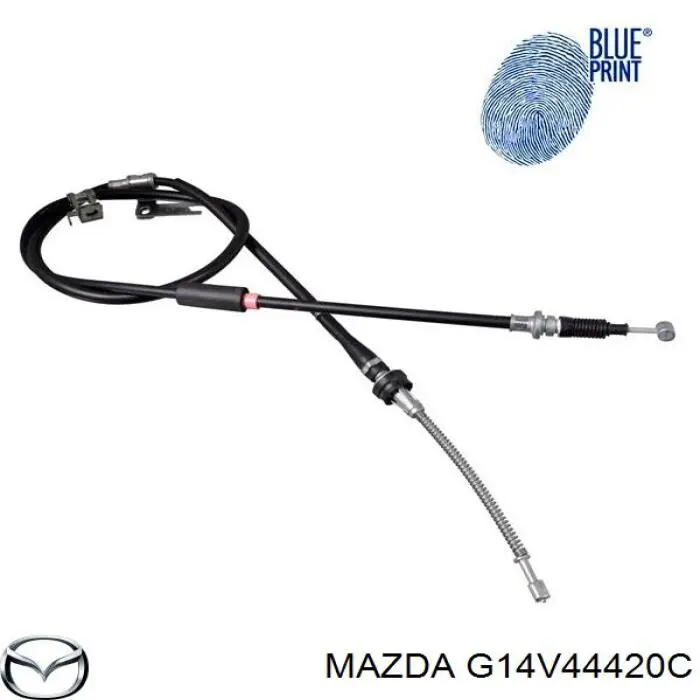 G14V44420C Mazda Трос ручника задній лівий