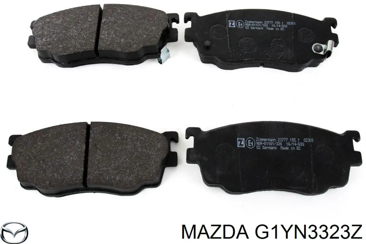 Передні тормозні колодки G1YN3323Z Mazda