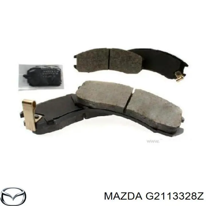 Колодки гальмівні передні, дискові G2113328Z Mazda