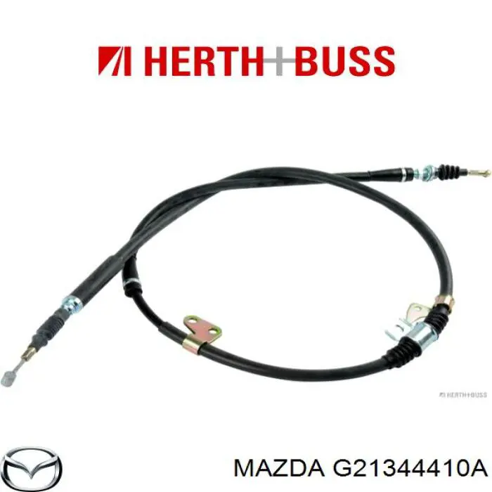 Купити G21344410A Mazda Трос ручного гальма задній, правий