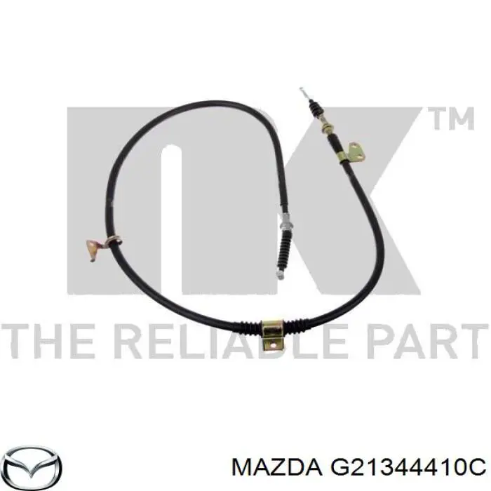 Купити G21344410C Mazda Трос ручного гальма задній, правий