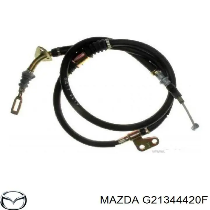 Трос стоянкового гальма задній лівий Japan Parts BC338L ціна, від 16.52 USD