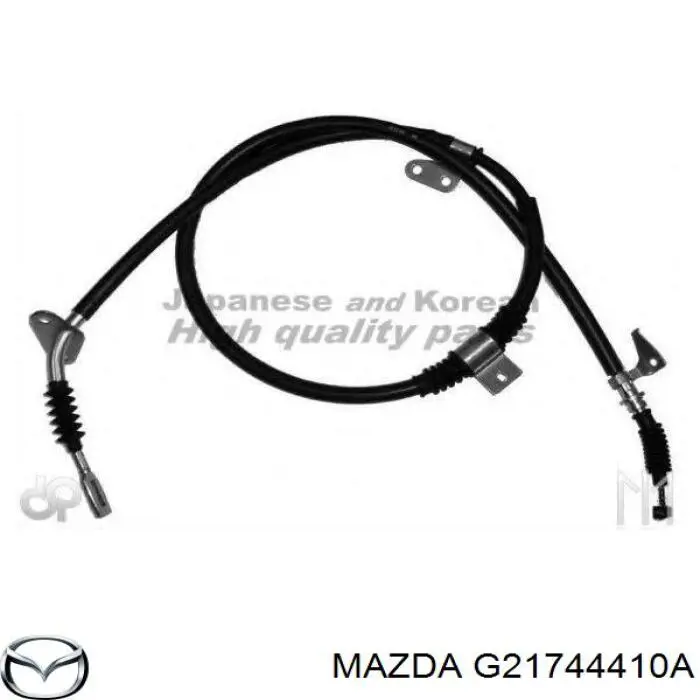 Трос ручного гальма задній, правий Mazda 626 3 (GD) (Мазда 626)