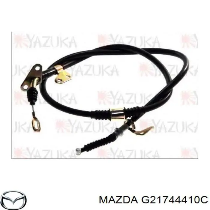 Трос ручника задній правий Mazda G21744410G