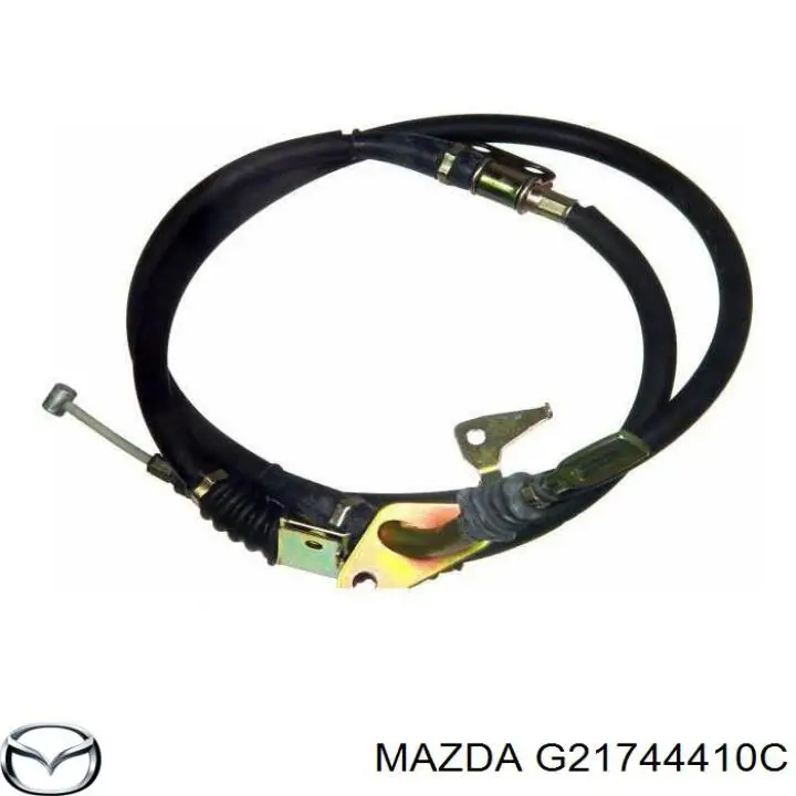 Трос ручного гальма задній, правий G21744410C Mazda