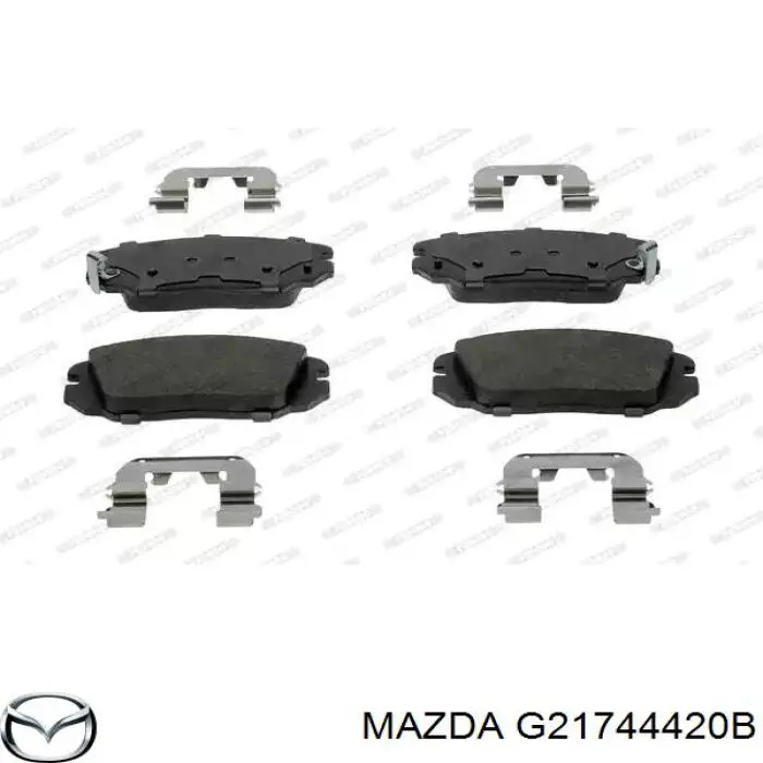 Трос ручного гальма задній, лівий G21744420B Mazda