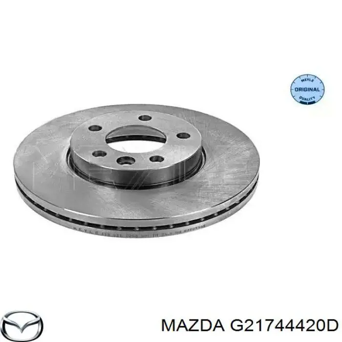 Трос ручного гальма задній, лівий G21744420D Mazda