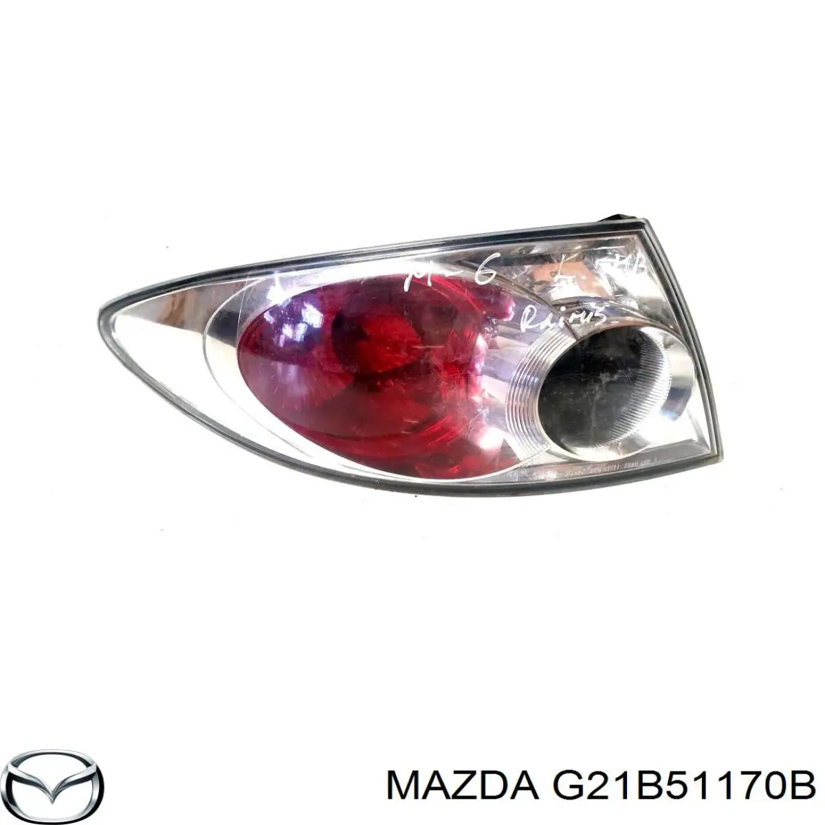 Ліхтар задній правий, зовнішній Mazda G21B51170B ціна, від 19.00 USD