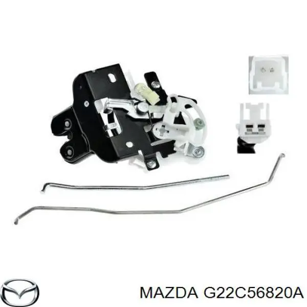 Замок кришки багажника/задньої 3/5-ї двері, задній Mazda 6 MPS (GG) (Мазда 6)