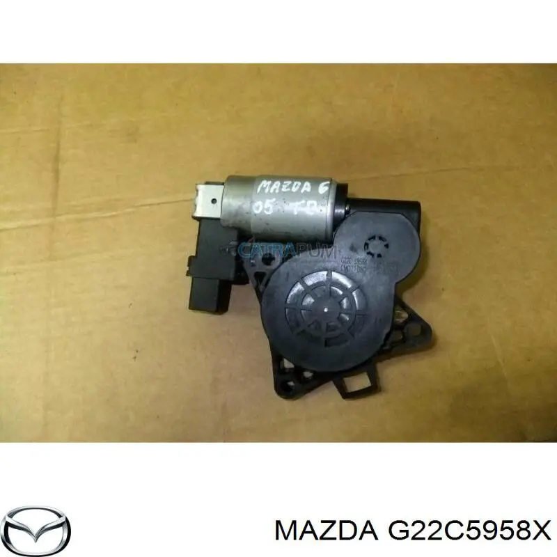 Двигун склопідіймача двері задньої G22C5958X Mazda