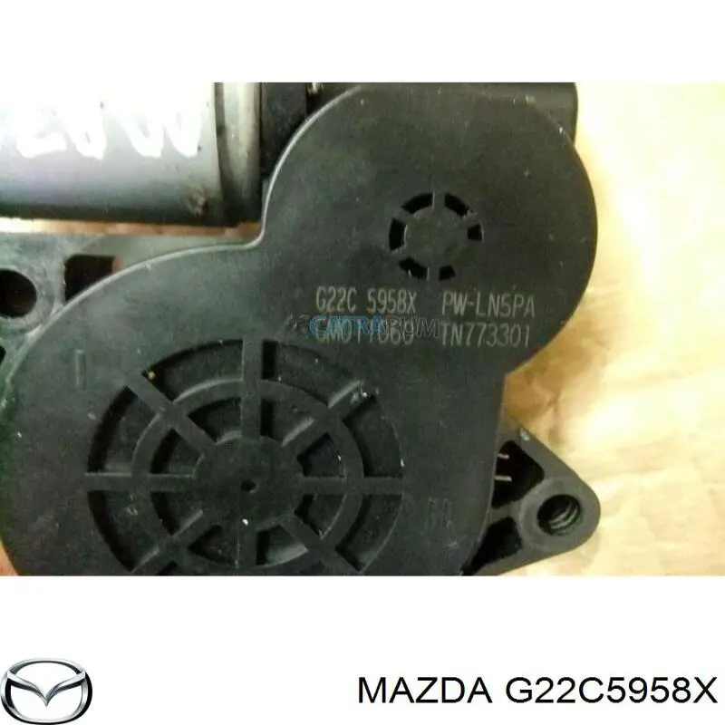 Двигун стеклопод'емника двері задньої G22C5958XA Mazda