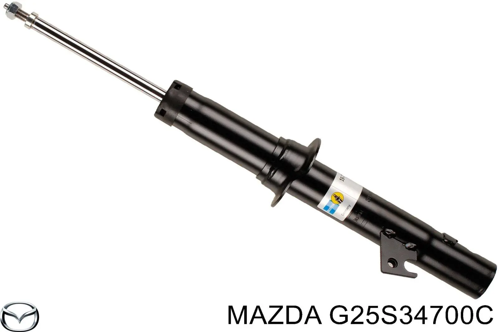G25S34700C Mazda амортизатор передній, правий