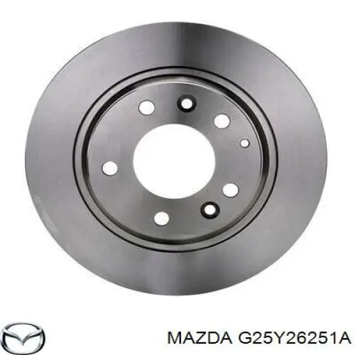 G25Y26251A Mazda диск гальмівний задній