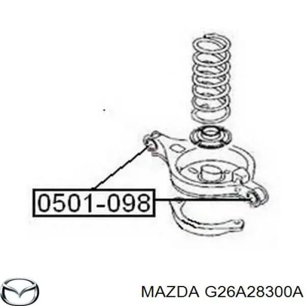 Купити G26A28300A Mazda Важіль задньої підвіски нижній, правий